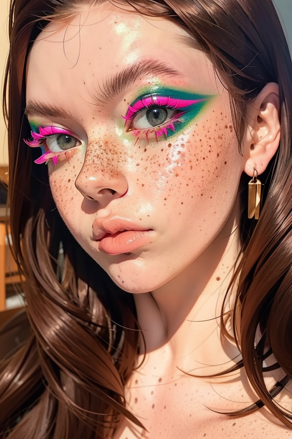 02997-267006635-c0l0urmak3up, pink eyelashes, portrait, close-up, green eyeshadow,, _lora_c0l0urmak3up_0.7_ _lora_age_slider_v20_1_ _lora_detail.png